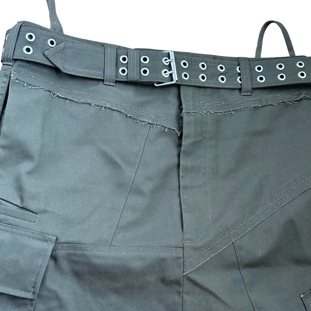 Olive Green Women's Skirt - Picture 12 of 15